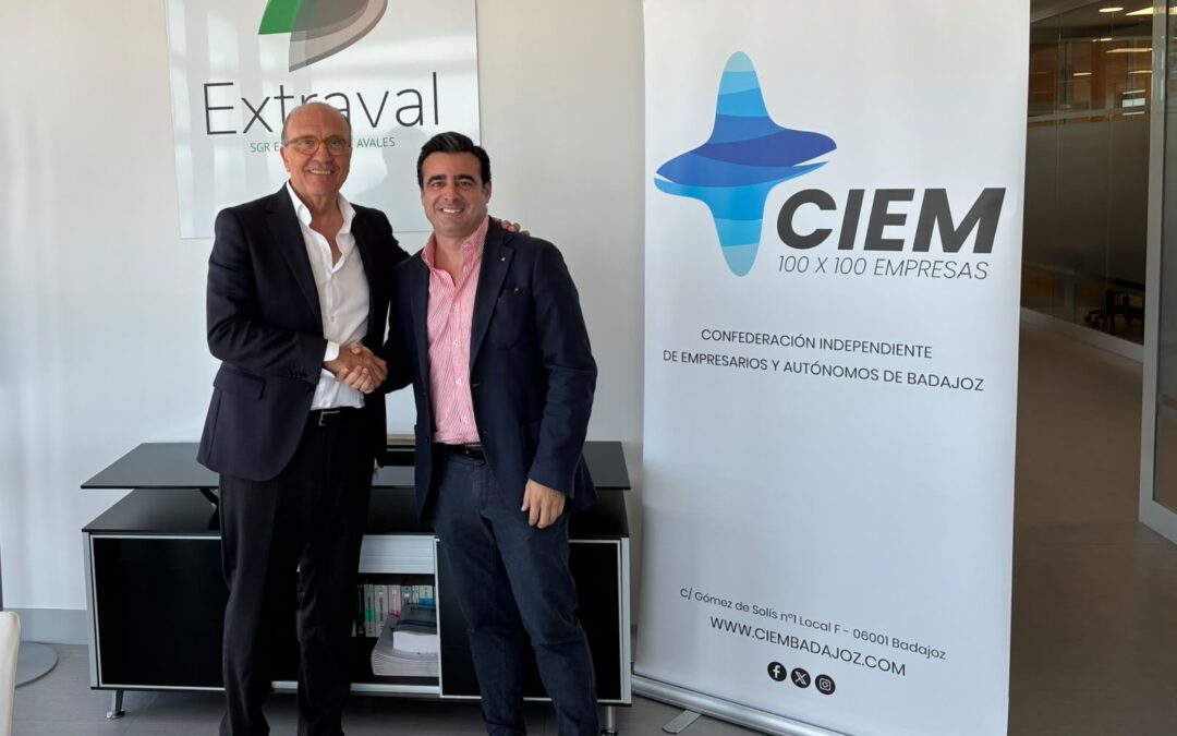 CIEM y Extraval refuerzan su colaboración para facilitar el acceso a financiación de empresas y autónomos extremeños 